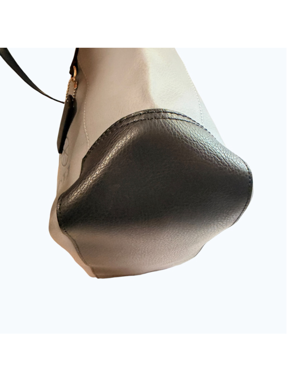 Coach C5676 Horse & Carriage Colorblock Pebble Leather Tote Bag Twilight Multi - Picture 12 of 16